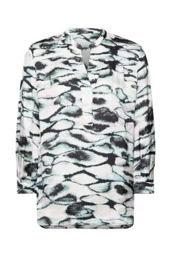 ESPRIT Bluse Und Allover-Muster Emerald Green