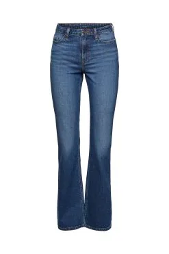 ESPRIT Bootcut-Jeans Blue Medium Washed