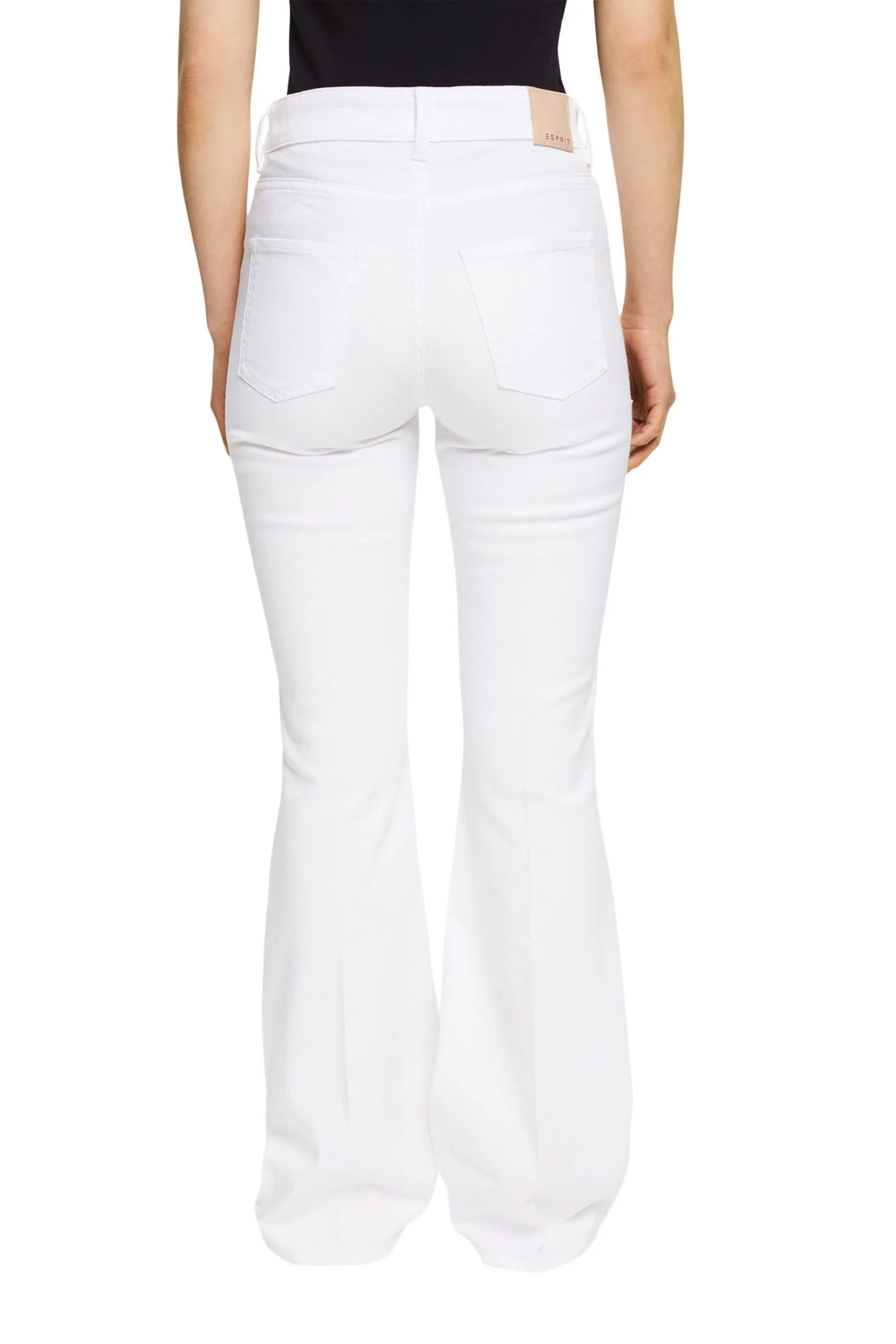 ESPRIT Bootcut-Jeans Mit Bügelfalte White – Bild 3