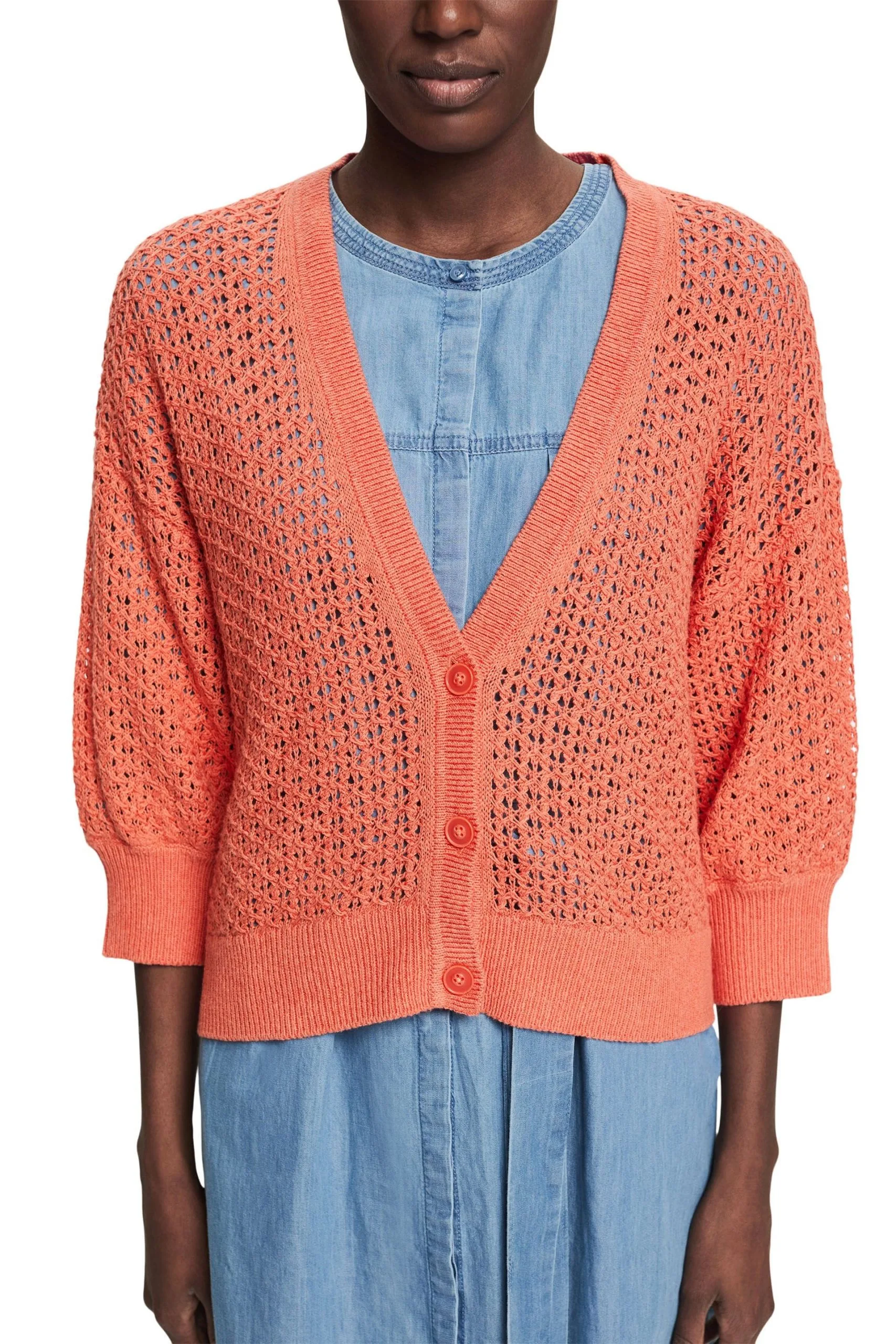 ESPRIT Cardigan Coral Orange – Bild 2