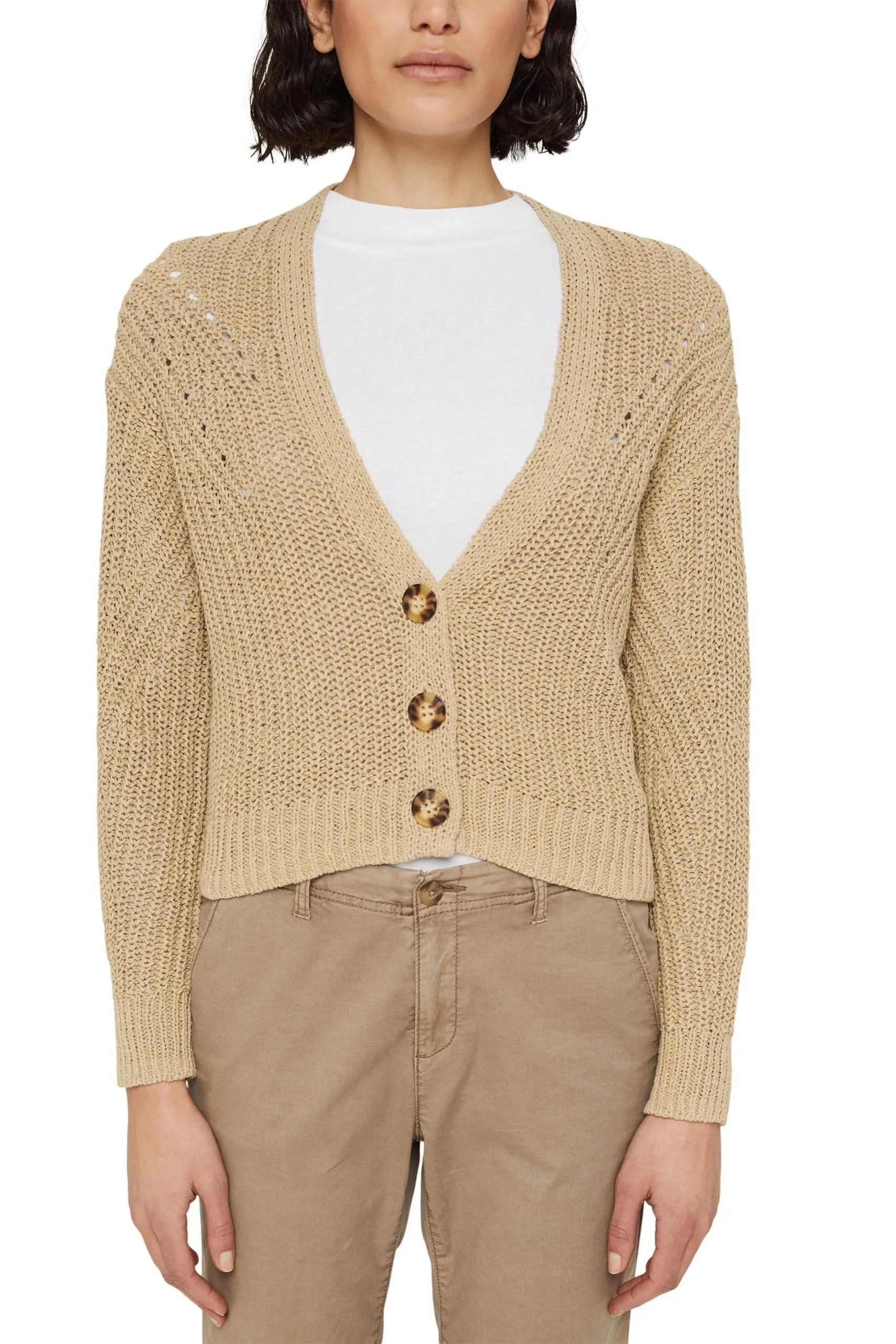 ESPRIT Cardigan Sand – Bild 2