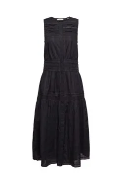 ESPRIT Dobby-Kleid Black