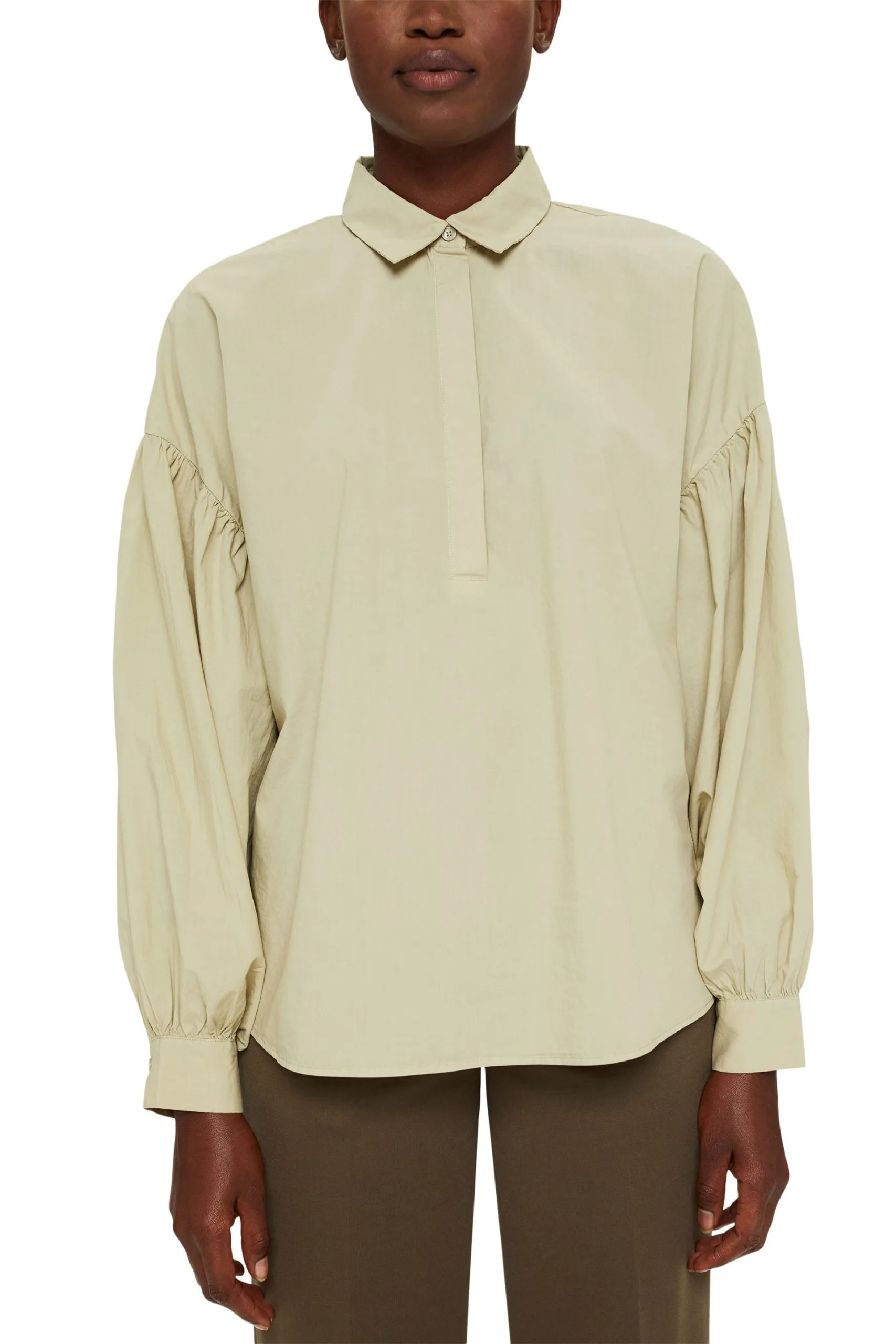 ESPRIT EarthColors® Bluse Dusty Green – Bild 3