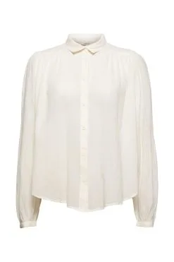 ESPRIT Fledermaus-Bluse Off White