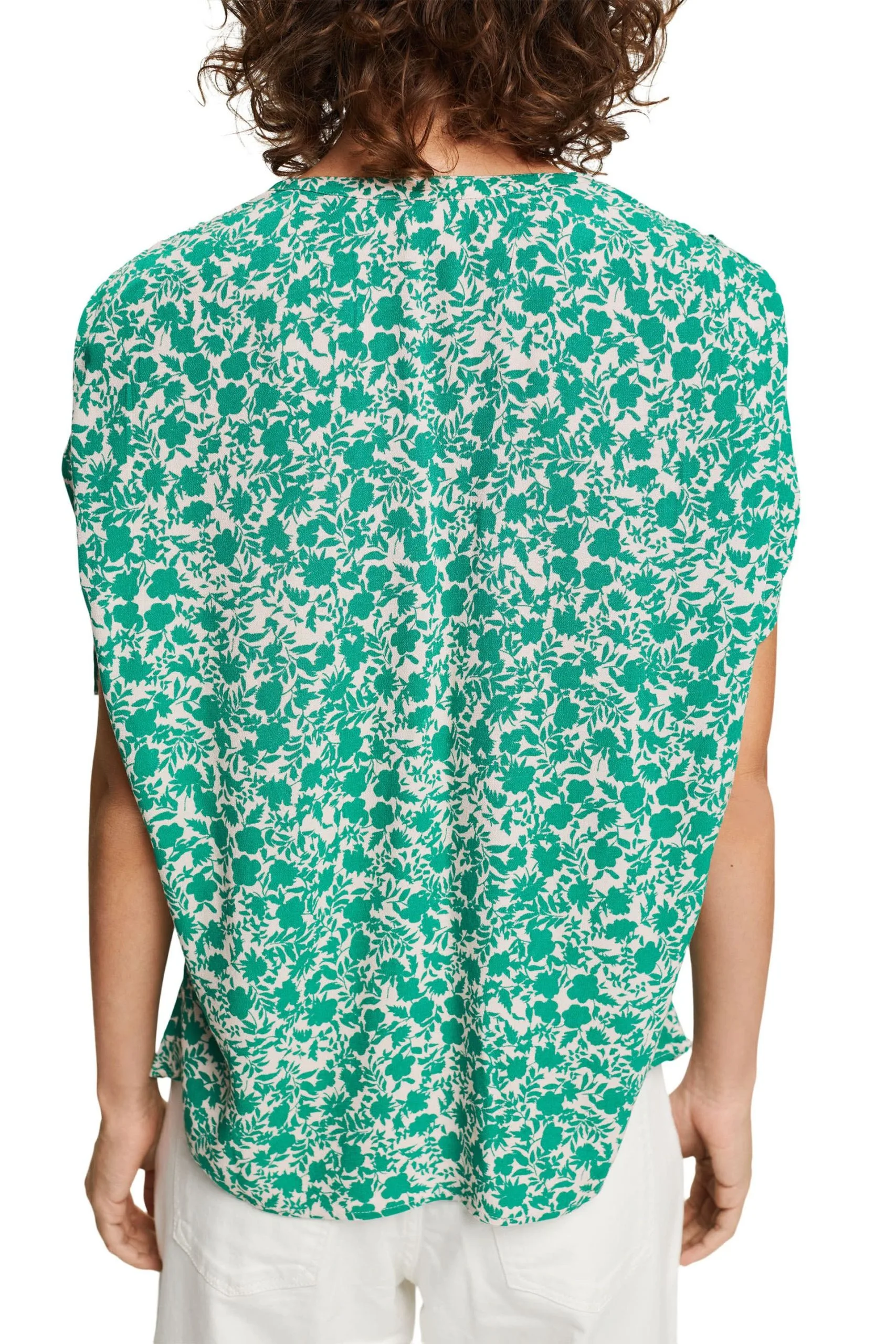 ESPRIT Floral Gemusterte Bluse Nude 4 – Bild 3
