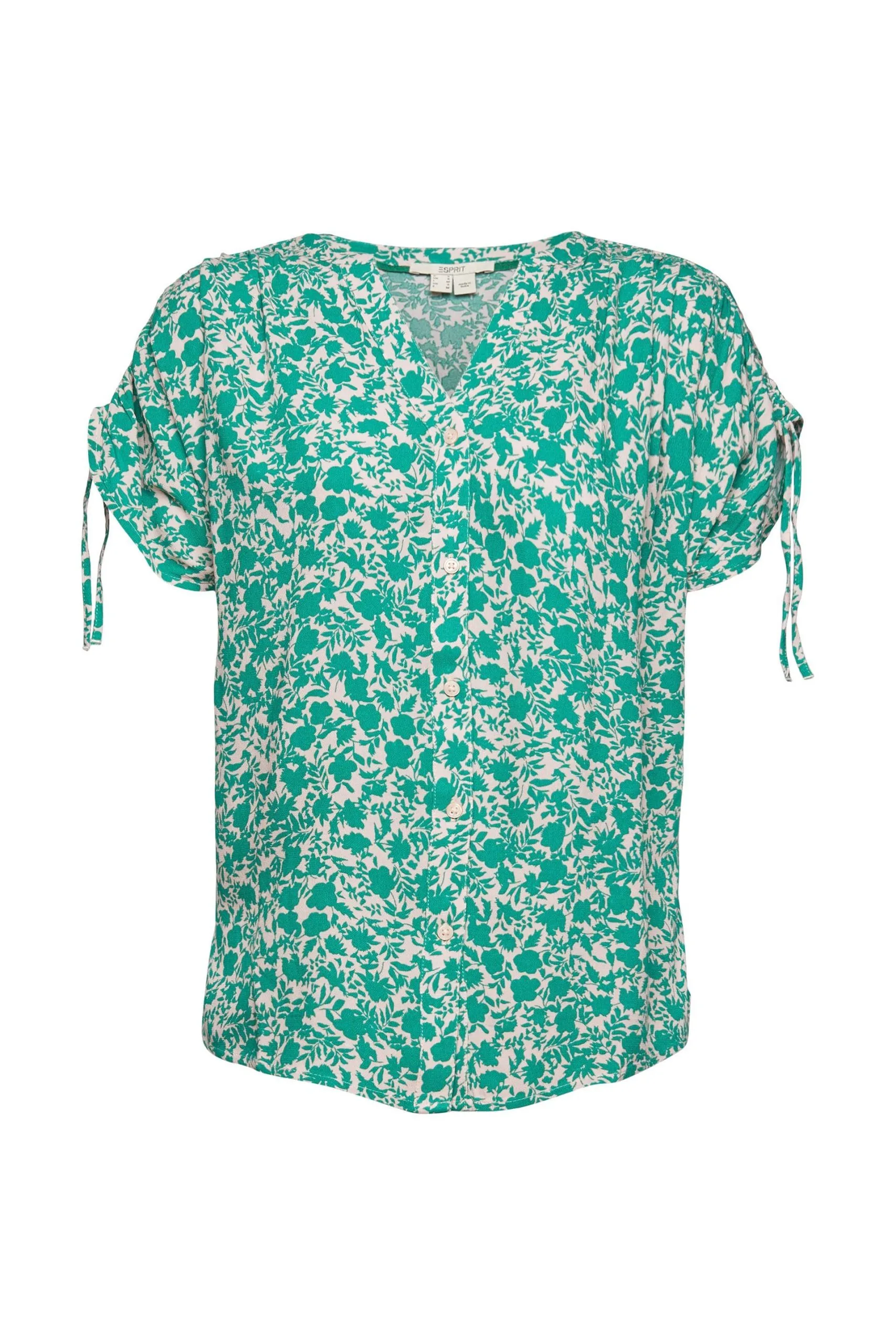 ESPRIT Floral Gemusterte Bluse Nude 4