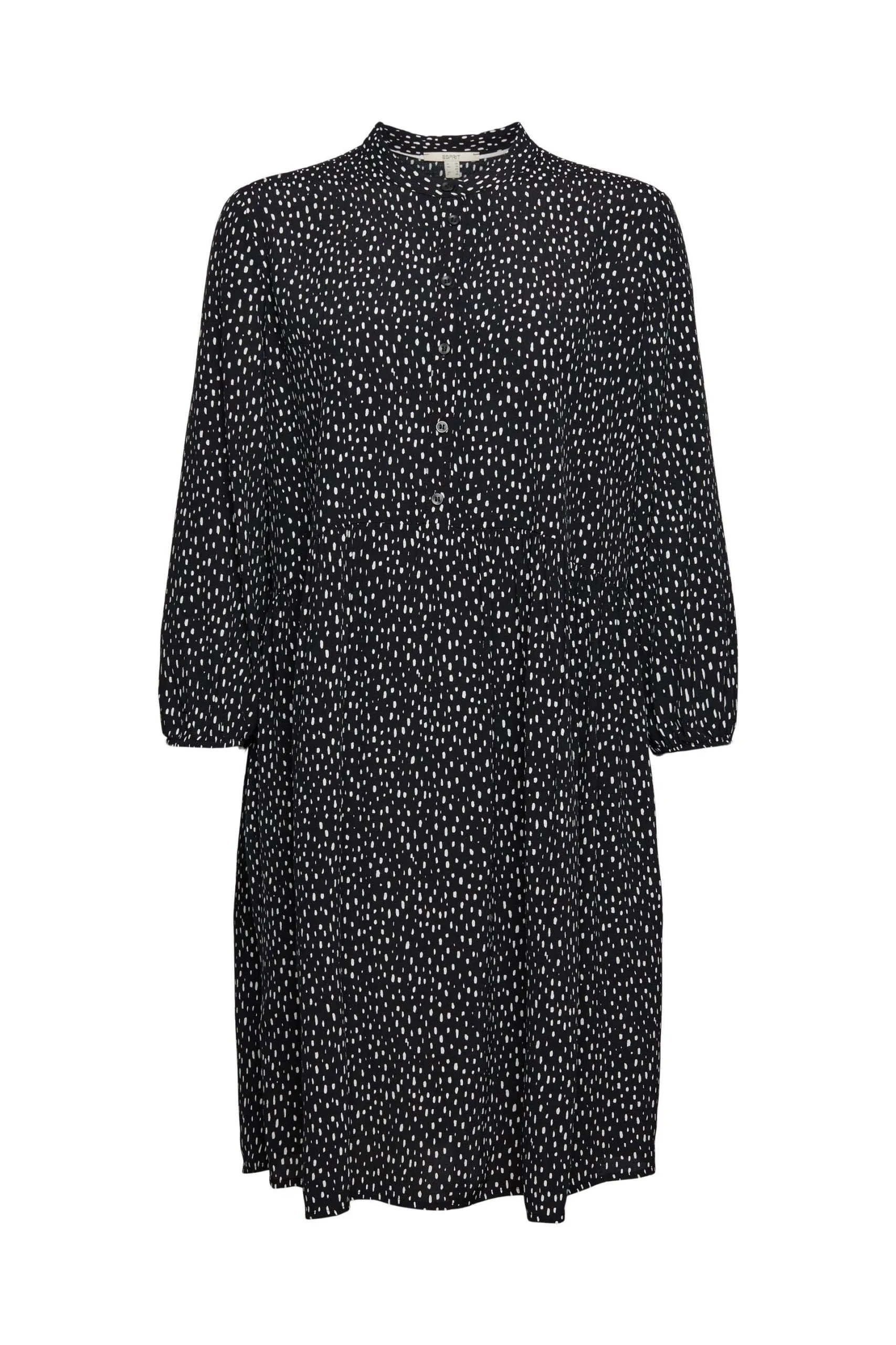 ESPRIT Gemustertes Kleid Black