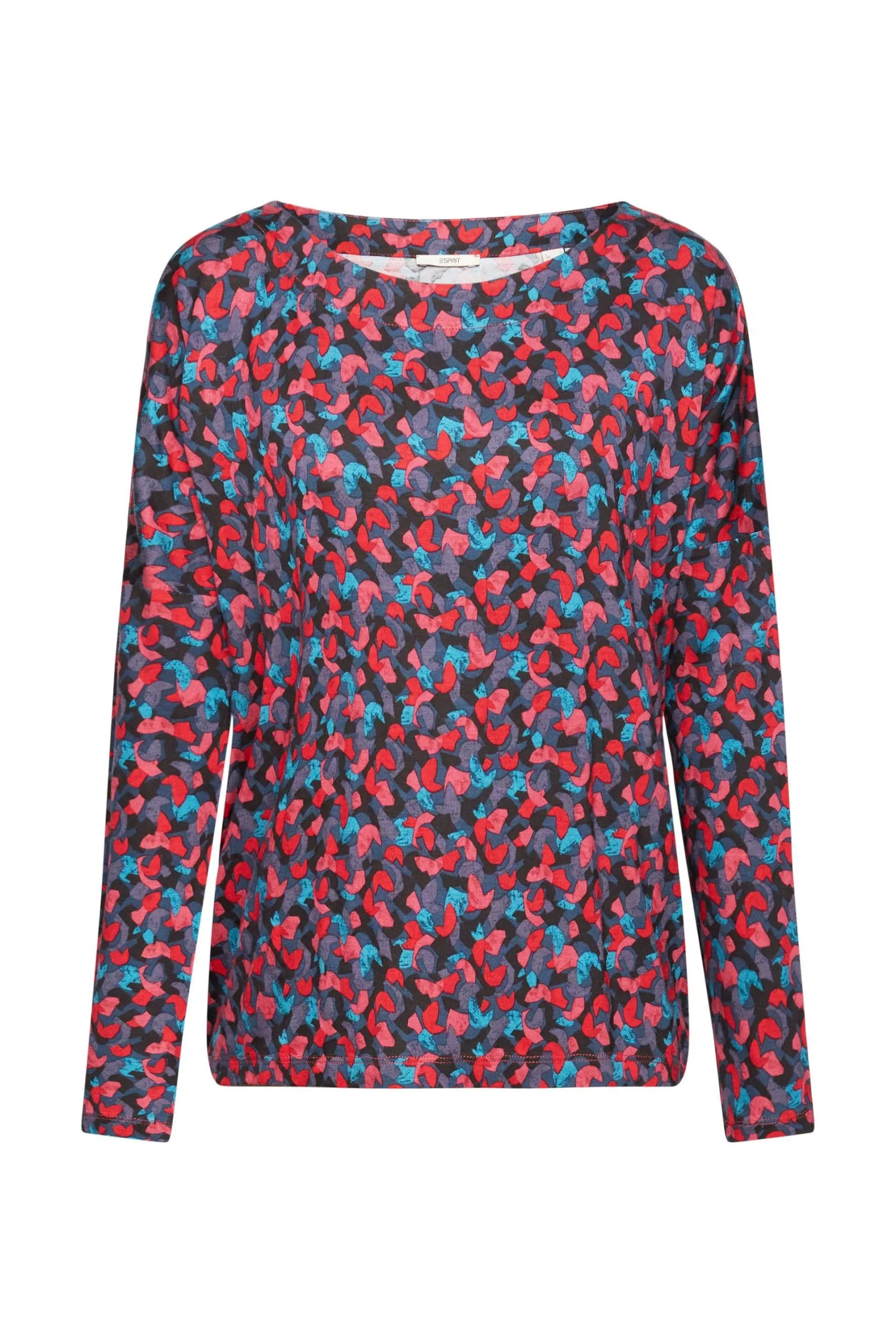 ESPRIT Gemustertes Longsleeve Pink