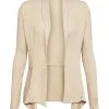 ESPRIT Gerippter Cardigan Sand