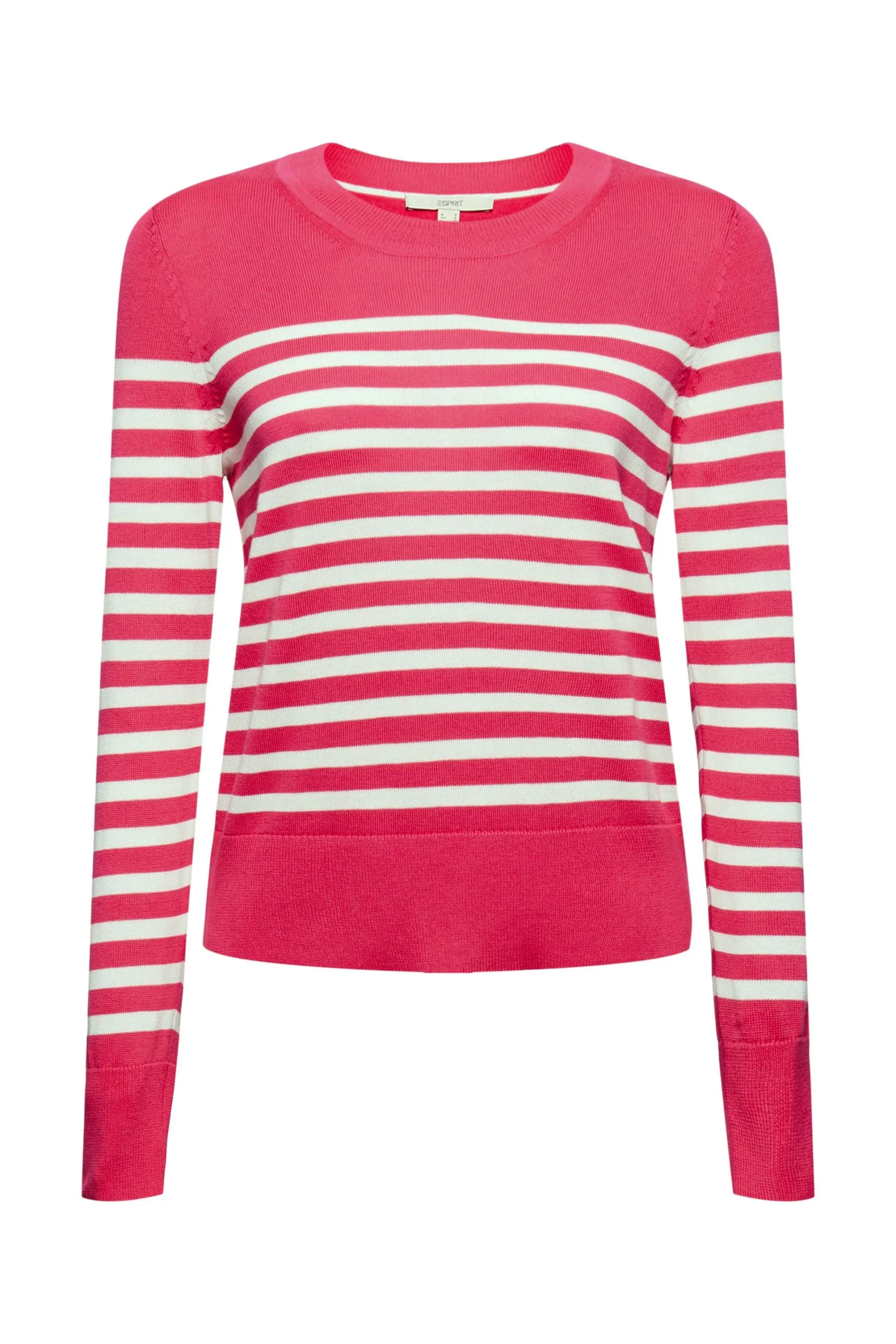 ESPRIT Gestreifter Pullover Pink Fuchsia 3