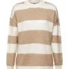 ESPRIT Gestreifter Pullover Sand