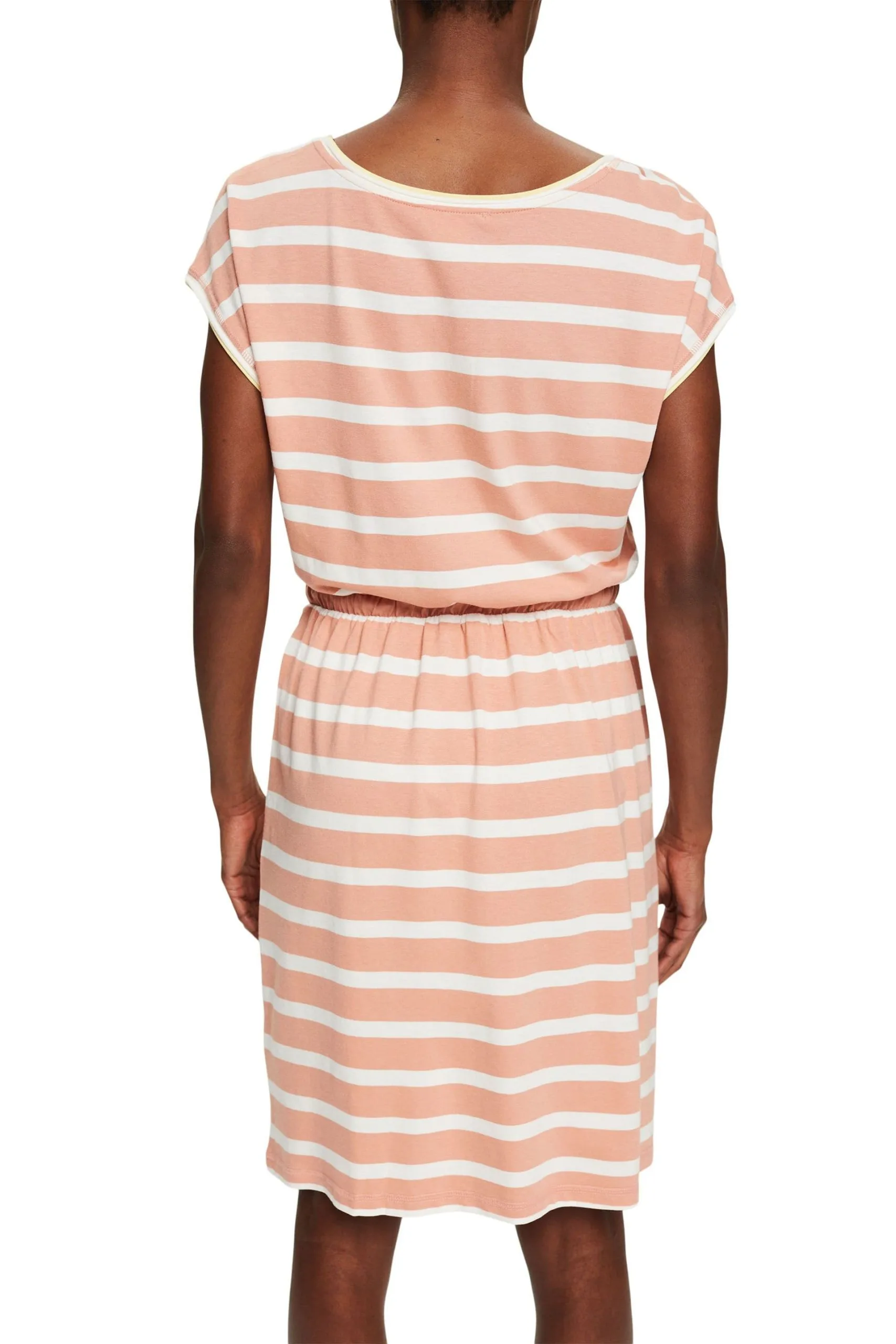 ESPRIT Gestreiftes Kleid Dusty Nude – Bild 3