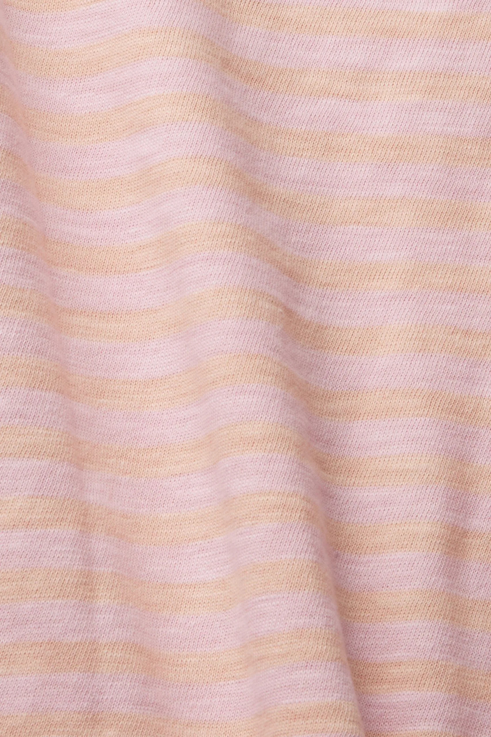 ESPRIT Gestreiftes T-Shirt Mit Logo-Stickerei Light Pink – Bild 4