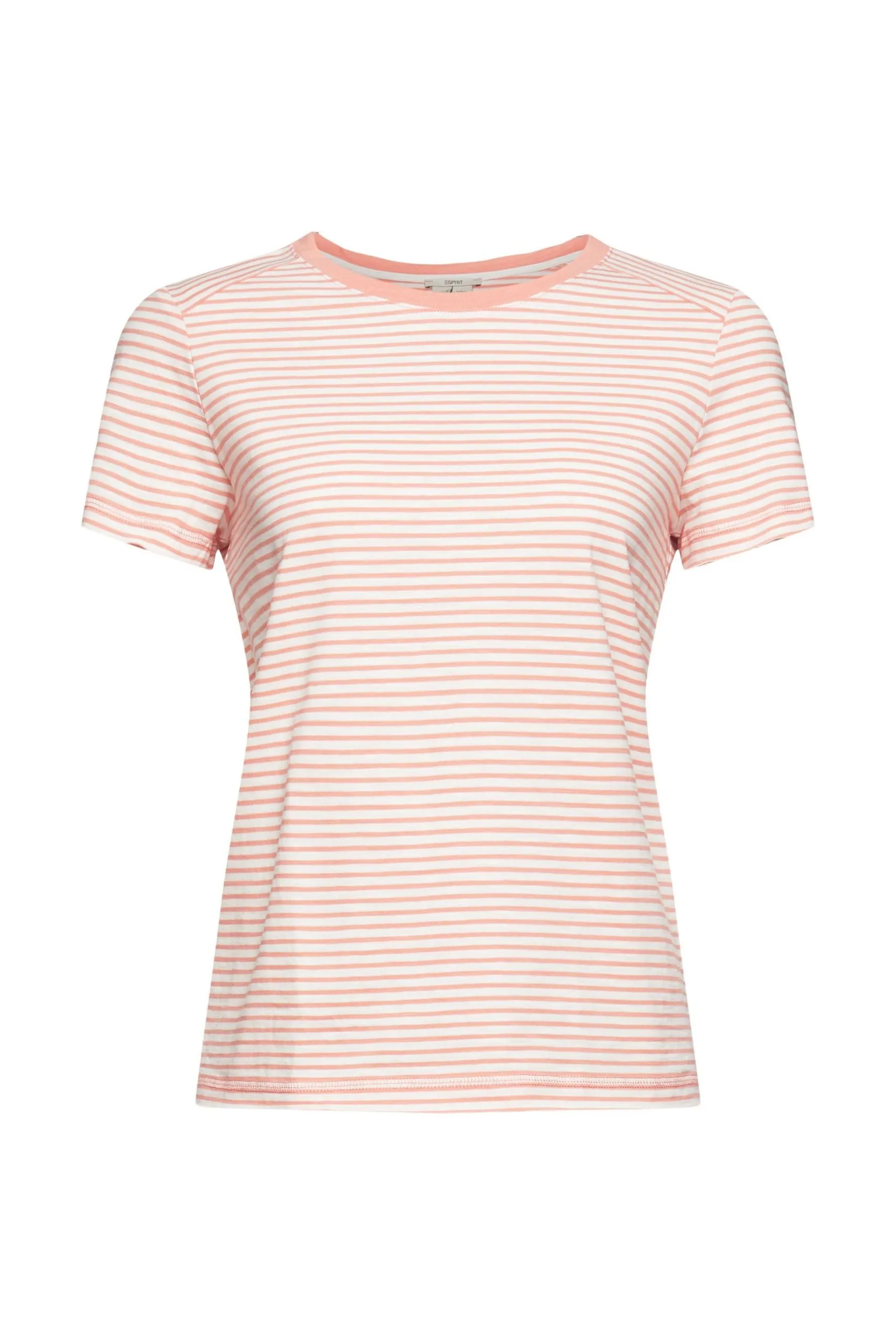 ESPRIT Gestreiftes T-Shirt Peach