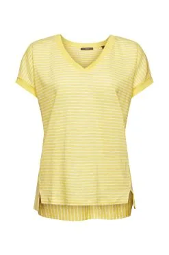 ESPRIT Gestreiftes T-Shirt Sunflower Yellow