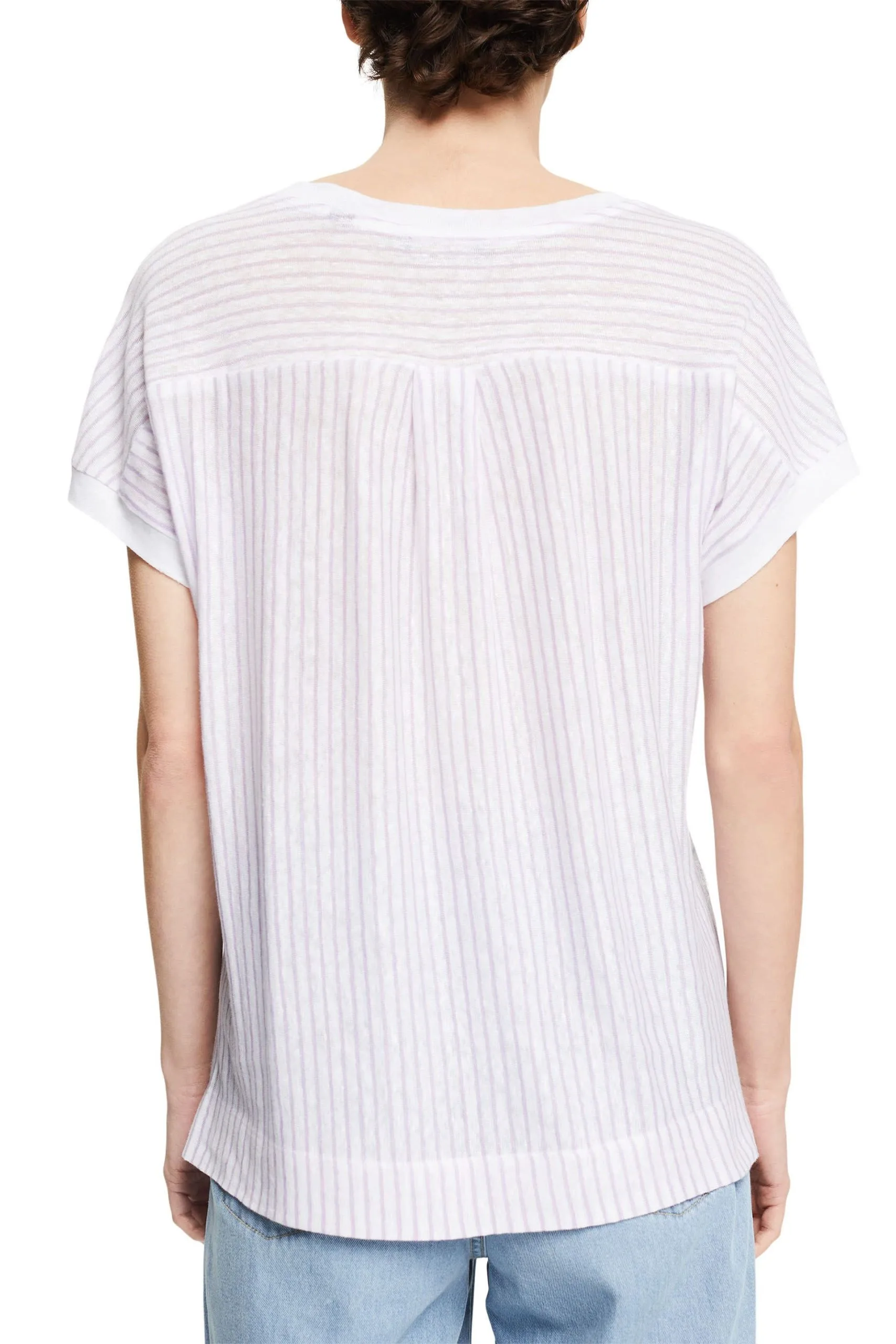 ESPRIT Gestreiftes T-Shirt White 2 – Bild 3