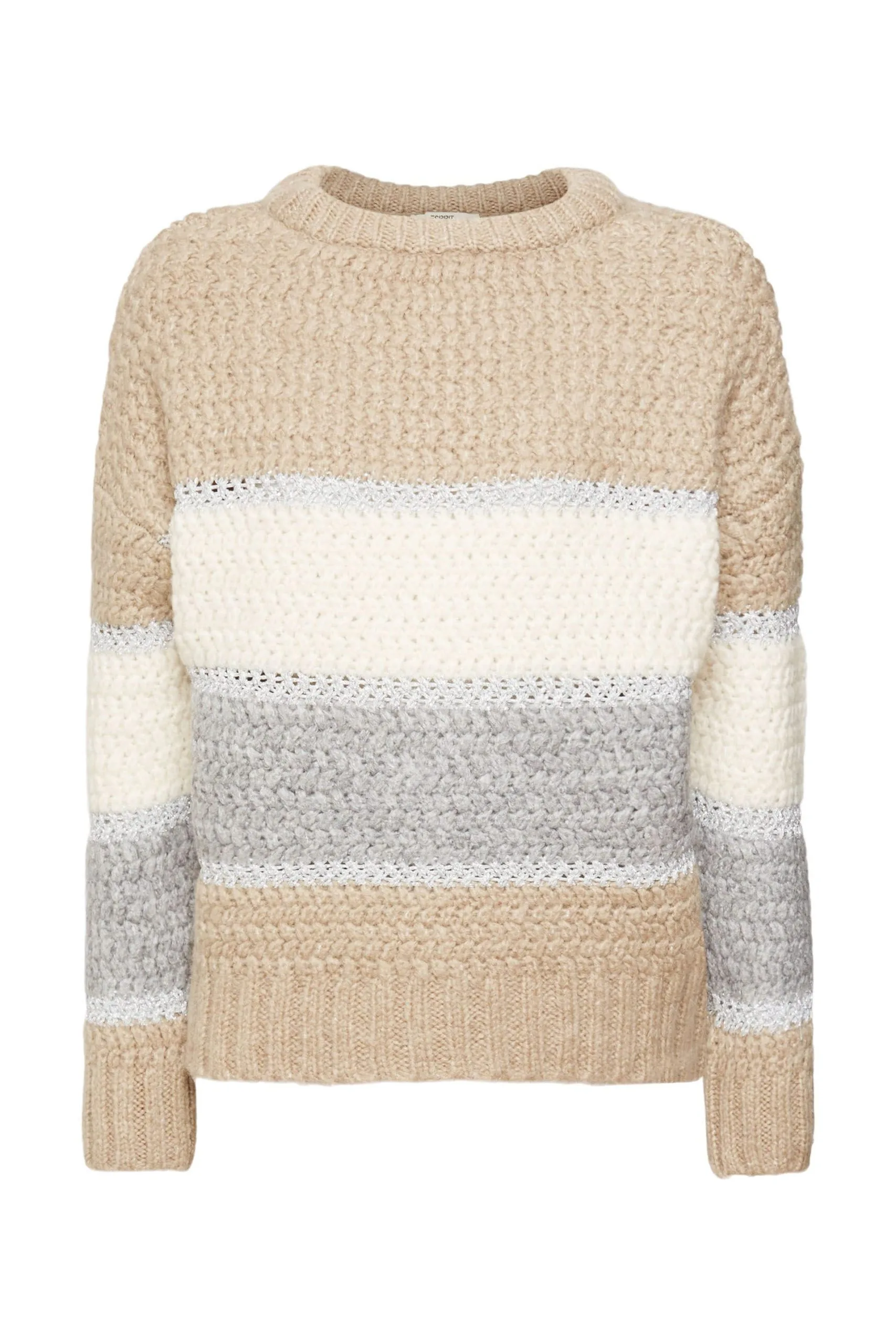 ESPRIT Grobstrickpullover Sand