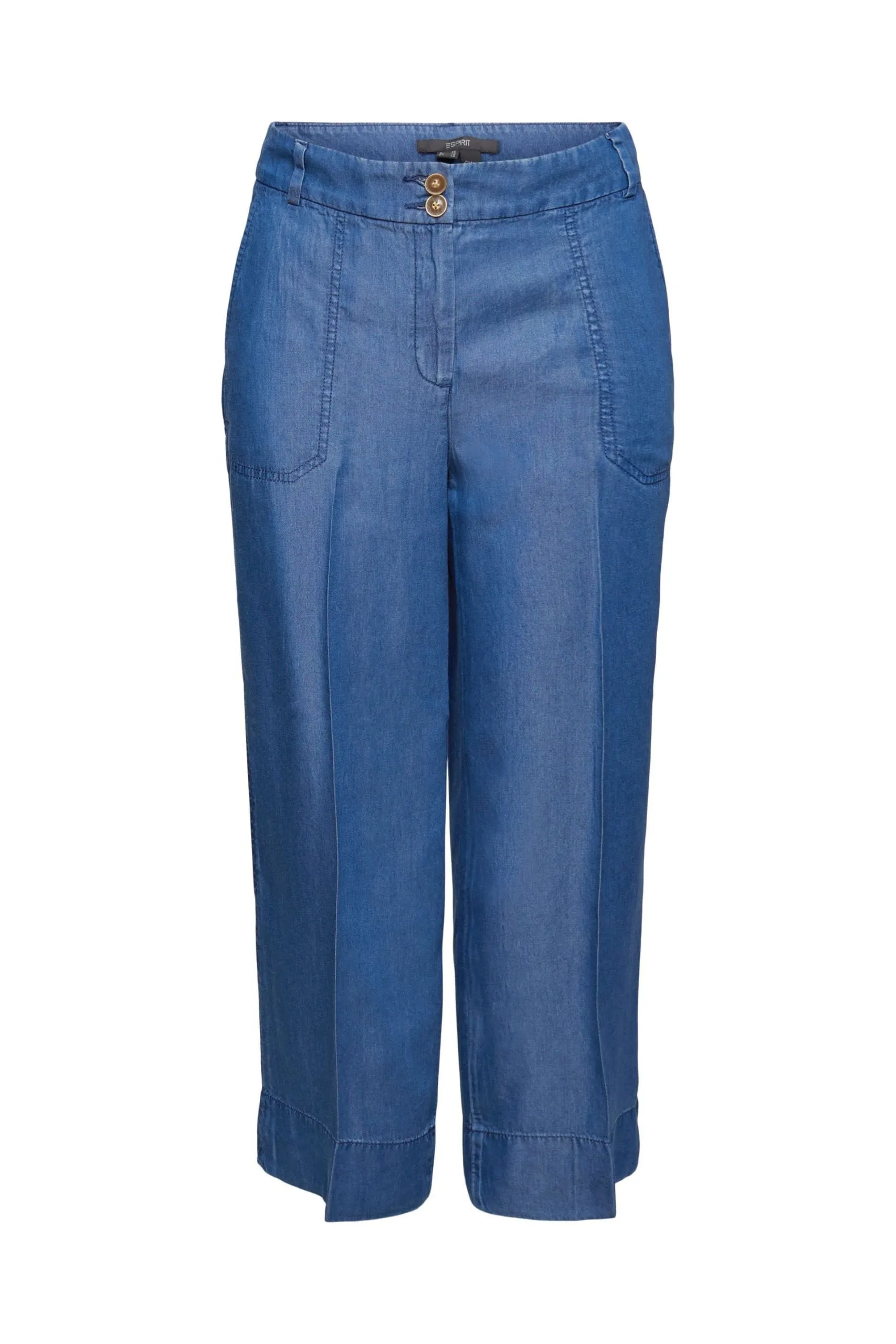 ESPRIT Hose In Denimoptik Blue Medium Washed