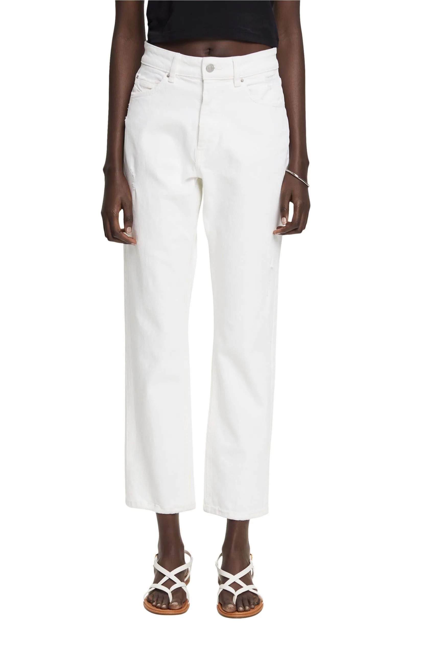 ESPRIT Jeans Mit Geradem Bein Off White – Bild 2