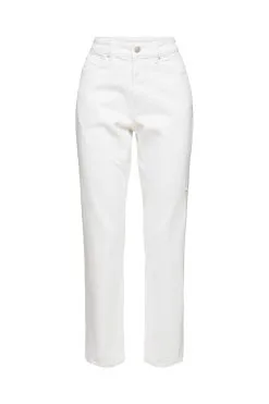 ESPRIT Jeans Mit Geradem Bein Off White