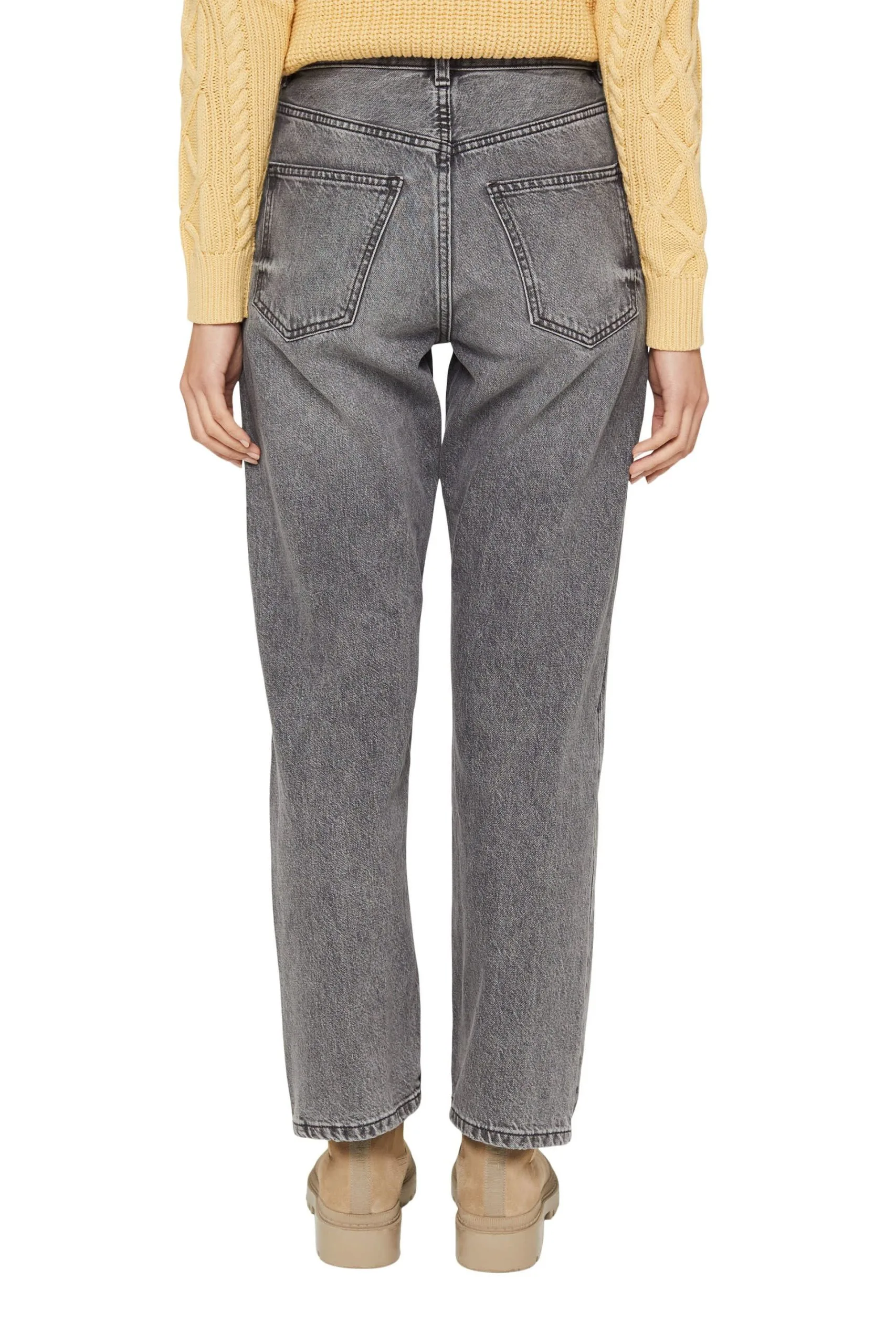 ESPRIT Jeans Mit Used-Effekten Black Light Washed – Bild 3