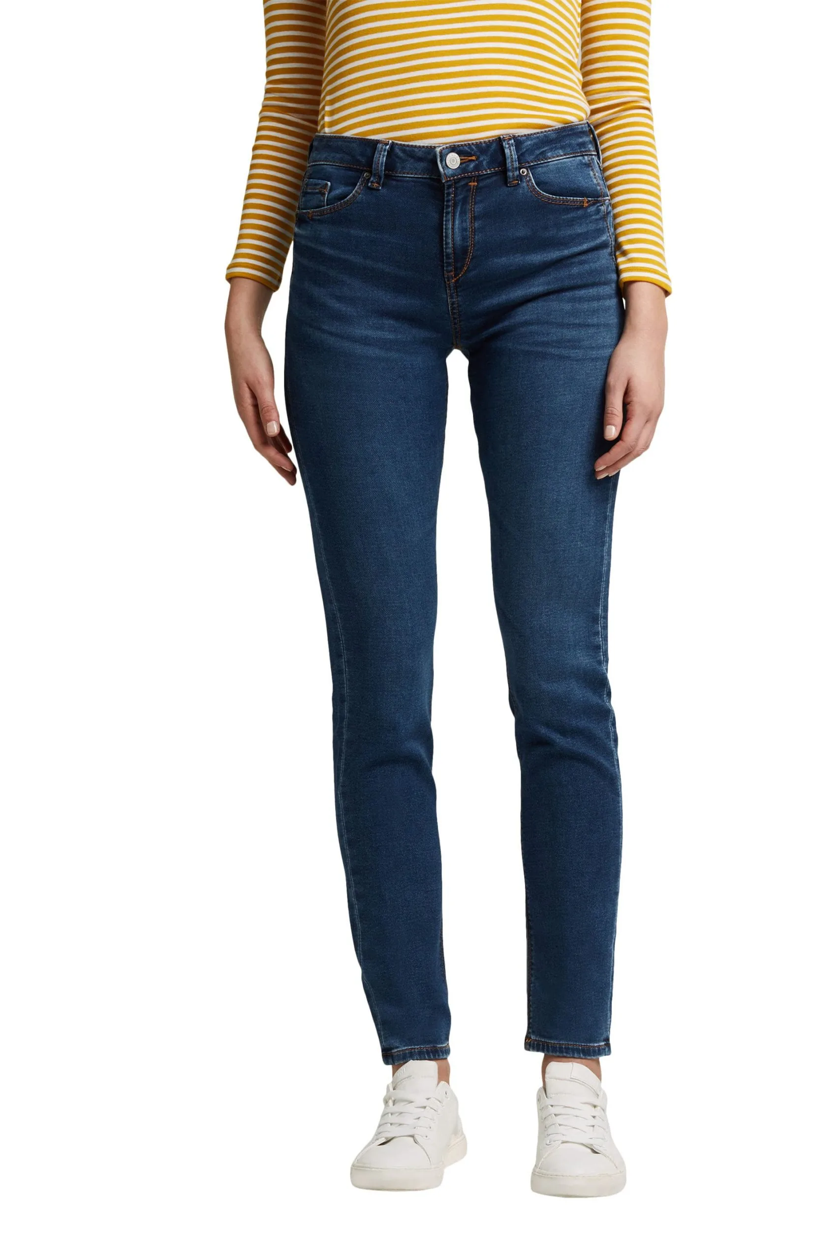 ESPRIT Jogger-Jeans Mit Bio Blue Medium Wash – Bild 3