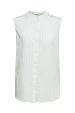 ESPRIT Kariertes Blusentop Pastel Green