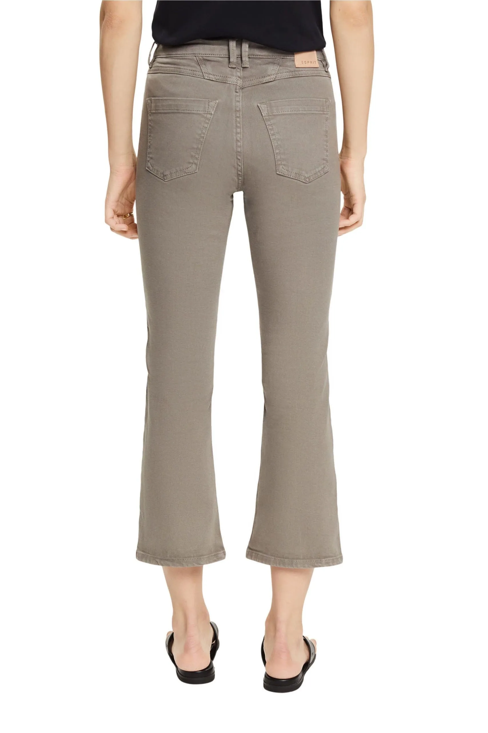 ESPRIT Kick-Flare-Jeans Khaki Green – Bild 3