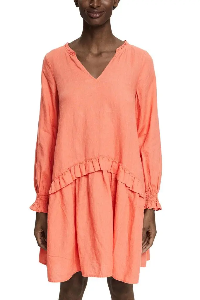 ESPRIT Kleid In Coral Orange – Bild 2