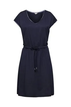 ESPRIT Kleid Knitted Midi Navy