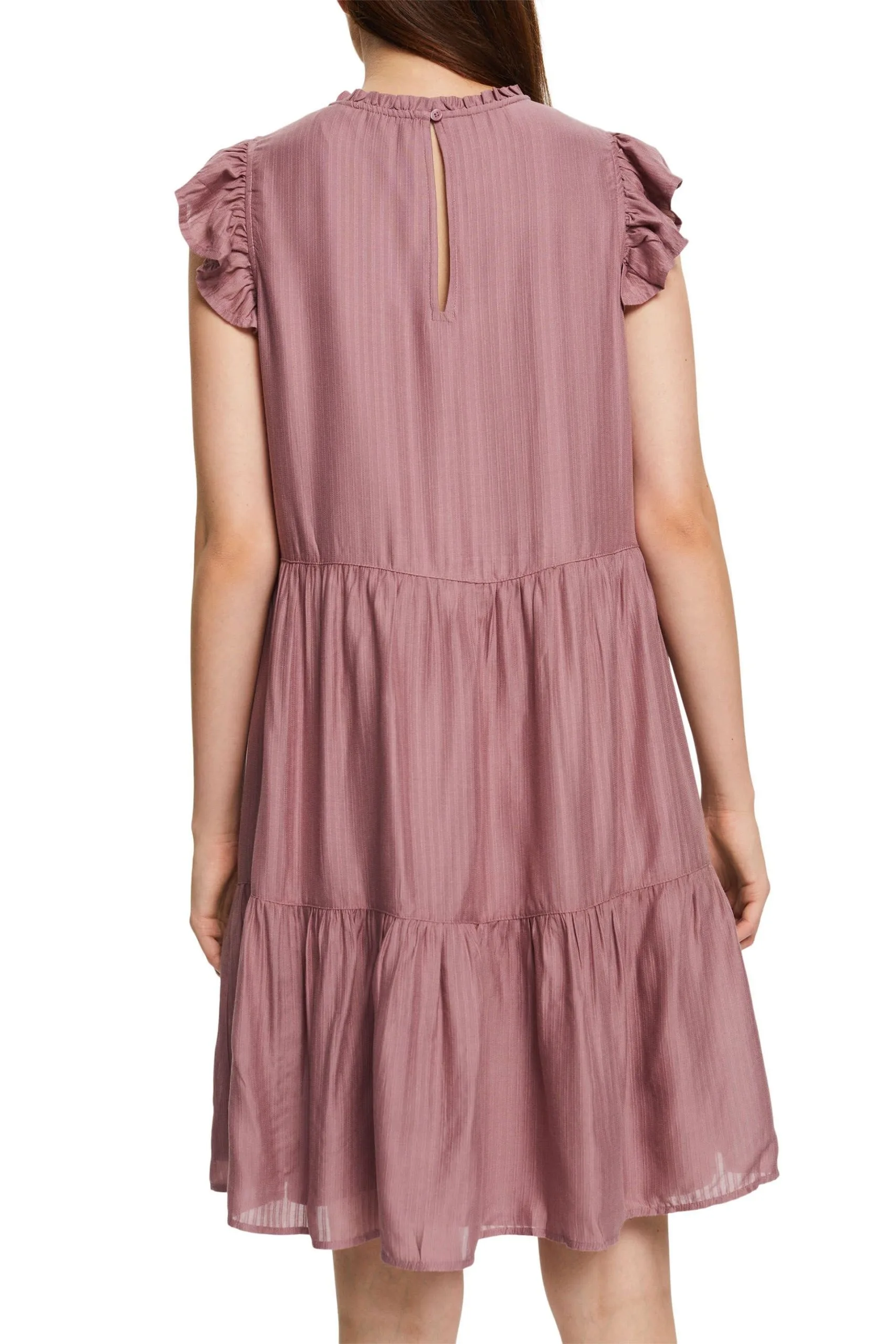 ESPRIT Kleid Mit Feinen Streifen Mauve – Bild 3