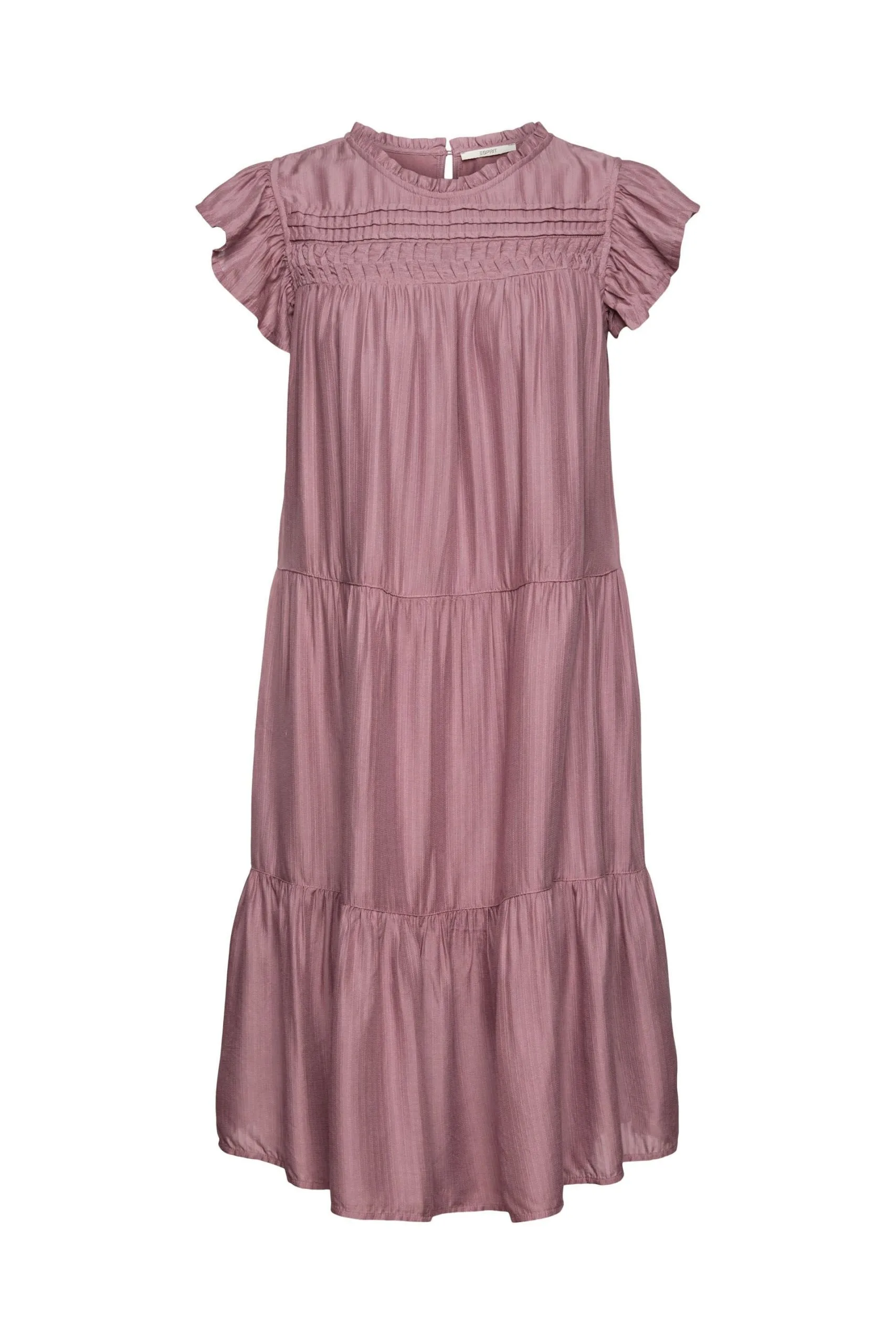 ESPRIT Kleid Mit Feinen Streifen Mauve