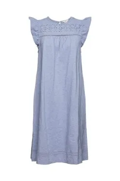 ESPRIT Kleid Mit Lochstick Light Blue Lavender