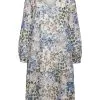 ESPRIT Kleid Mit Millefleurs Light Beige