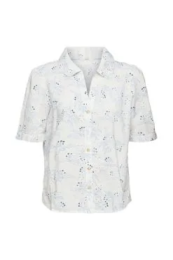 ESPRIT Kurzarmbluse Off White 4