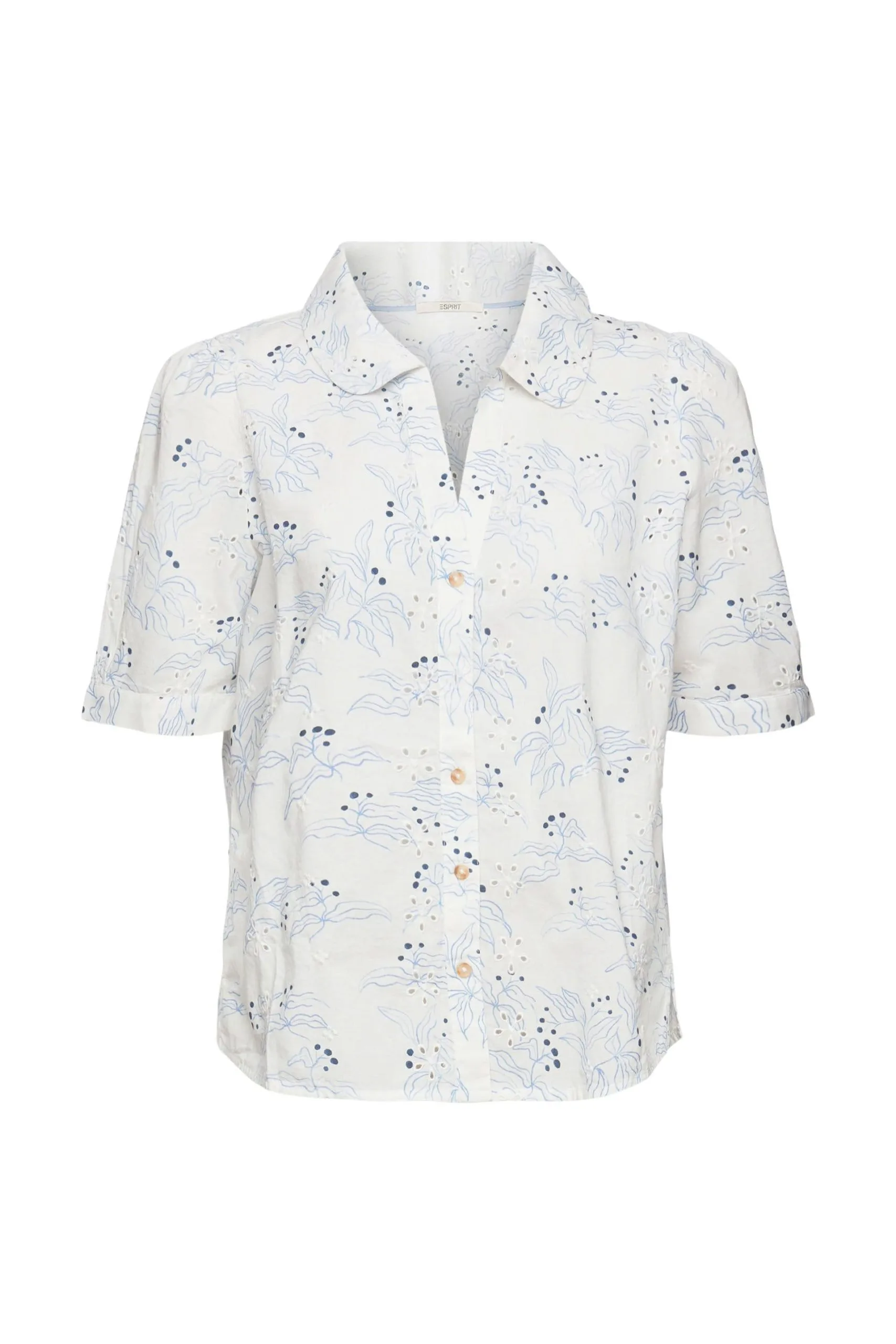 ESPRIT Kurzarmbluse Off White 4