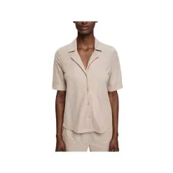 ESPRIT Kurzarmblusen In Taupe