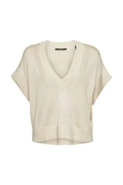 ESPRIT Kurzärmeliger Pullover Ice