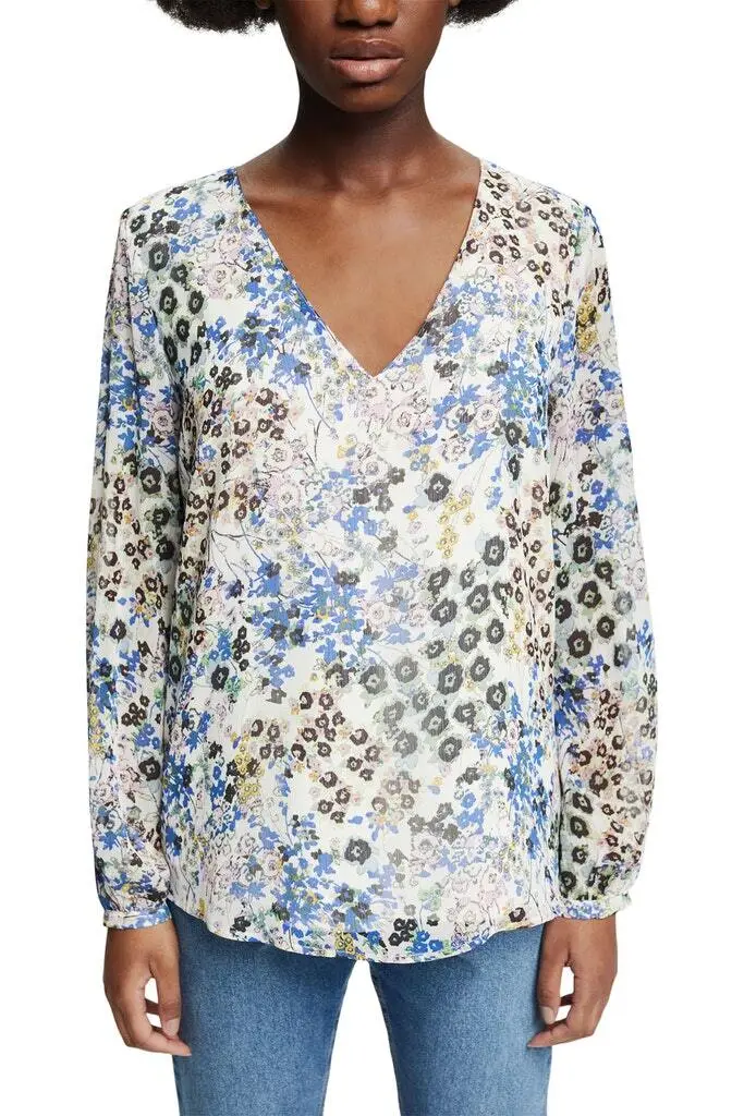 ESPRIT Langarmbluse In Light Beige 4 – Bild 2