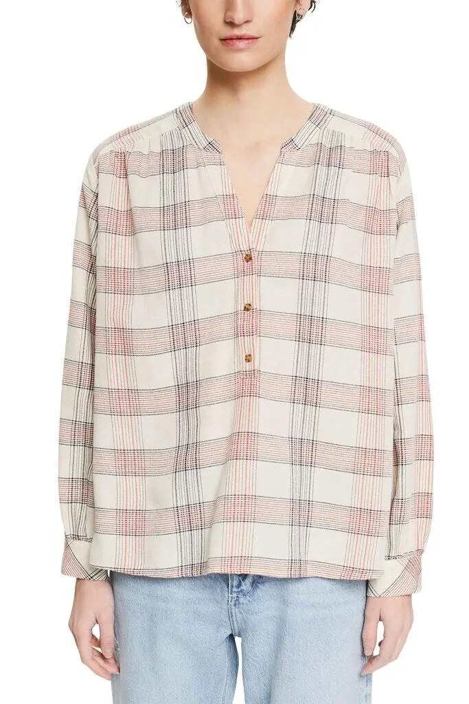 ESPRIT Langarmbluse In Off White – Bild 2