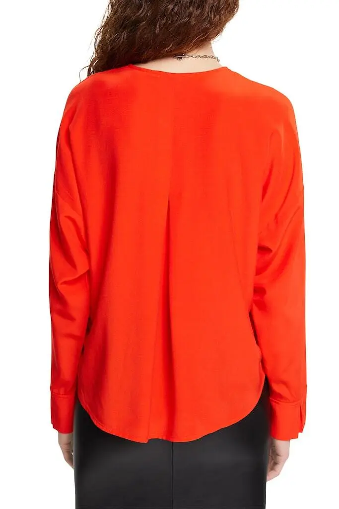 ESPRIT Langarmbluse In Red – Bild 3
