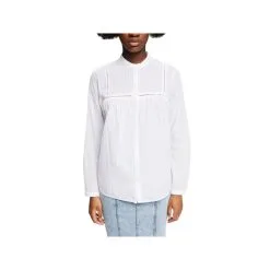 ESPRIT Langarmblusen In Weiß