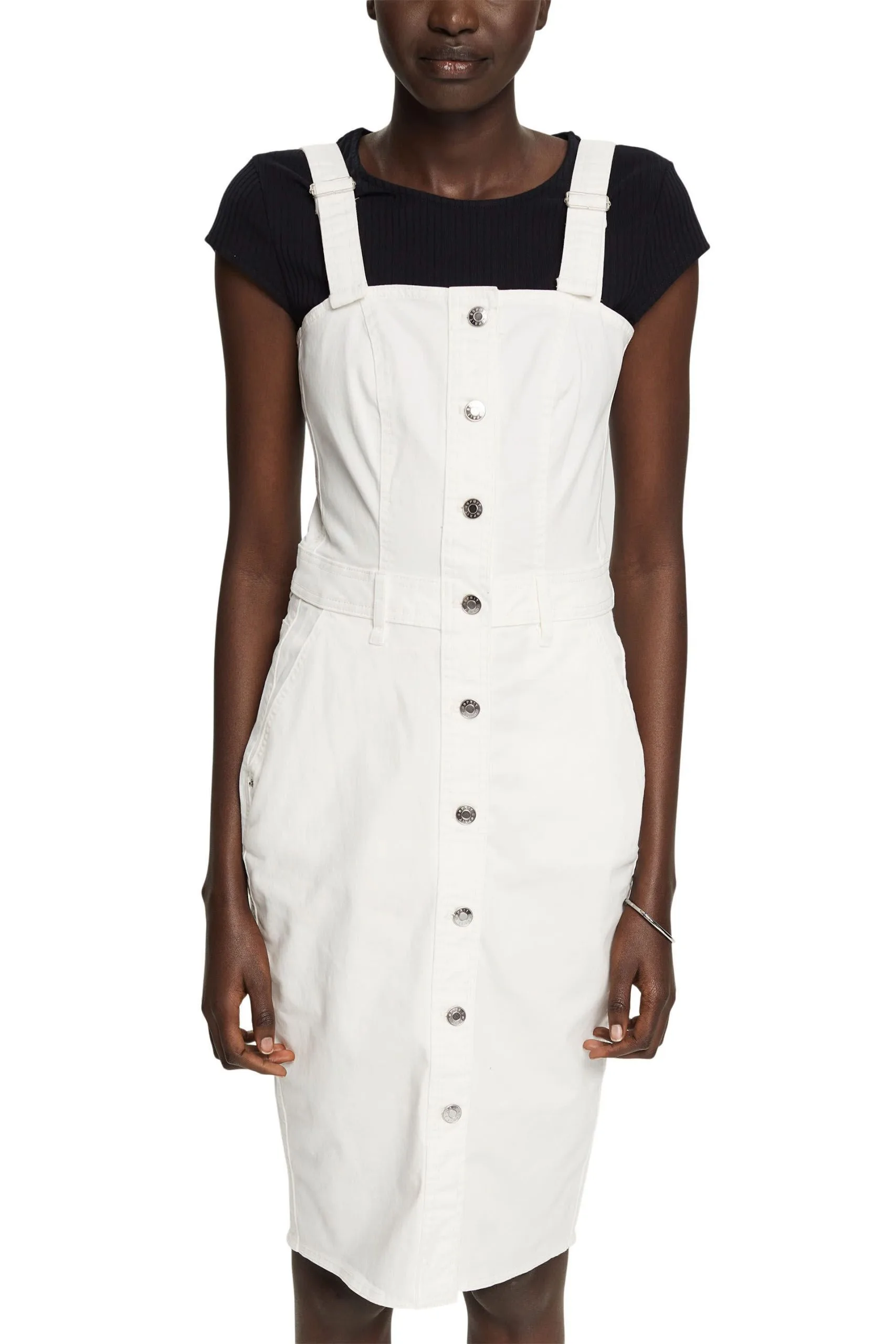 ESPRIT Latzkleid Off White – Bild 2