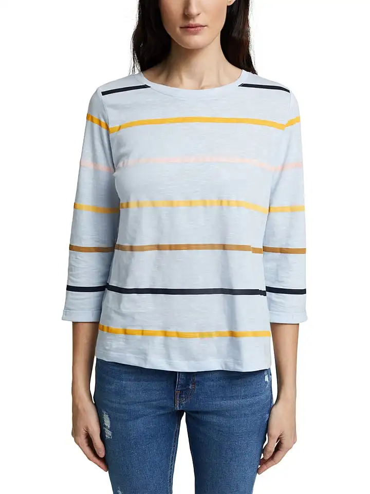 ESPRIT Longsleeve In Hellblau – Bild 2