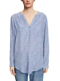 ESPRIT Longsleeve In Hellblau/ Bunt