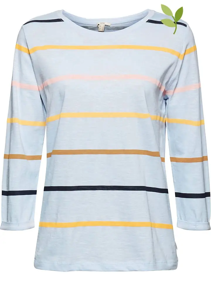 ESPRIT Longsleeve In Hellblau