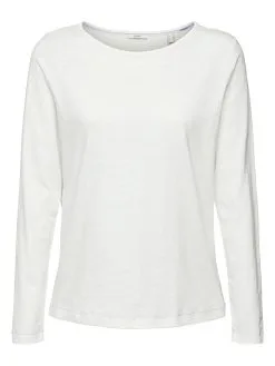 ESPRIT Longsleeve In Weiß