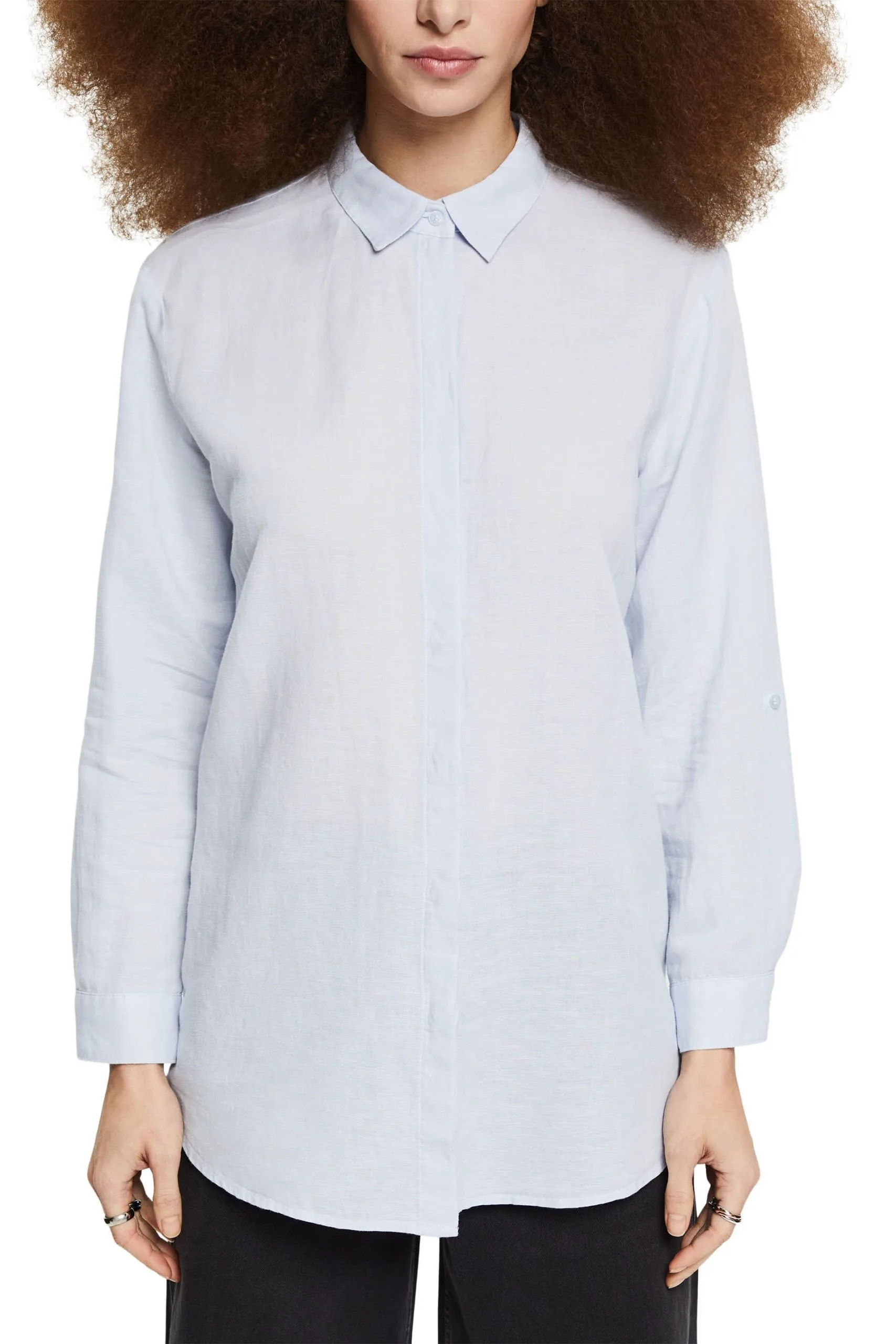 ESPRIT Oversize Bluse Light Blue – Bild 2