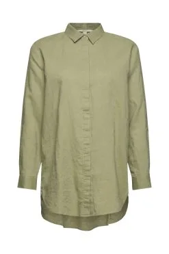 ESPRIT Oversize Bluse Light Khaki