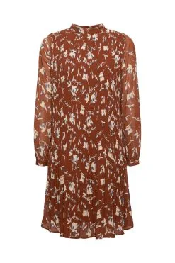 ESPRIT Plisseekleid Terracotta 4